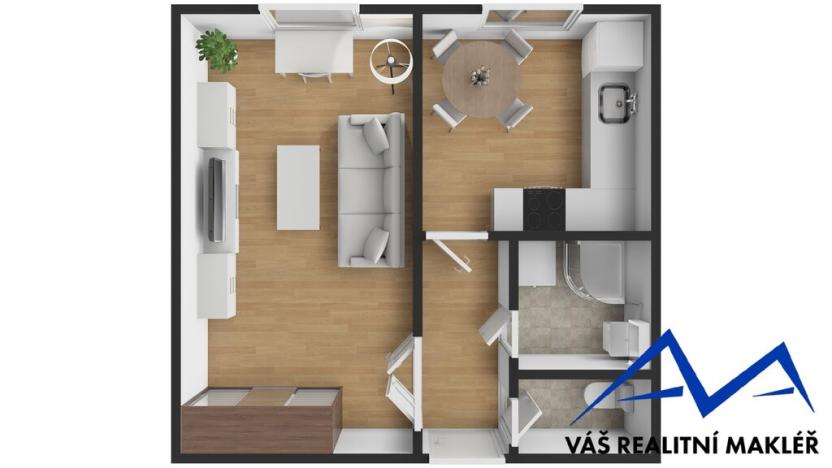 Prodej bytu 1+1, Ostrava, Dětská, 42 m2