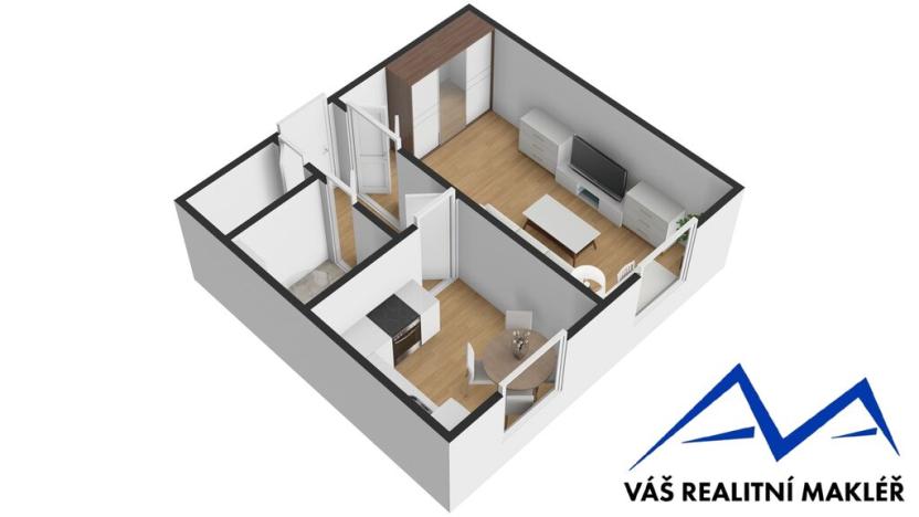 Prodej bytu 1+1, Ostrava, Dětská, 42 m2