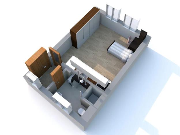 Pronájem bytu 1+kk, Choceň, Sv. Čecha, 28 m2