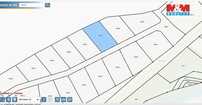 Prodej pozemku pro bydlení, Vojkovice, 1235 m2
