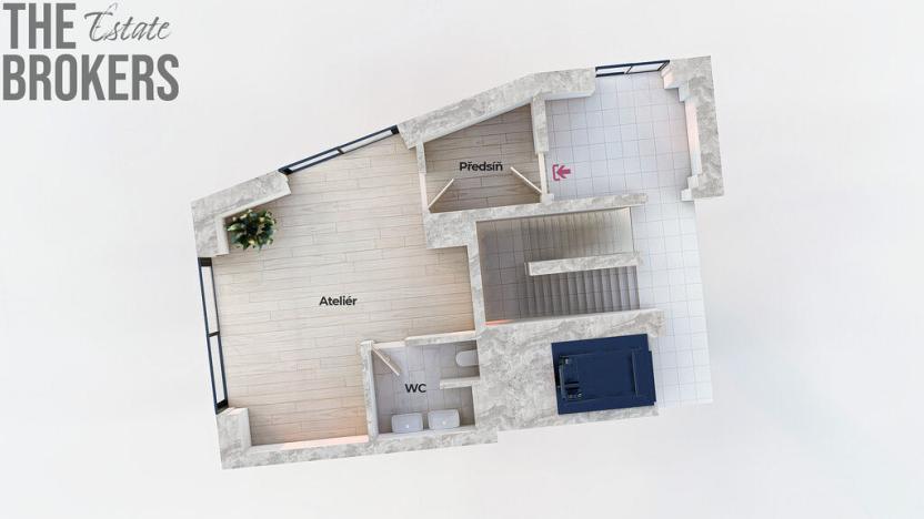 Prodej obchodního prostoru, Praha - Suchdol, U hotelu, 41 m2