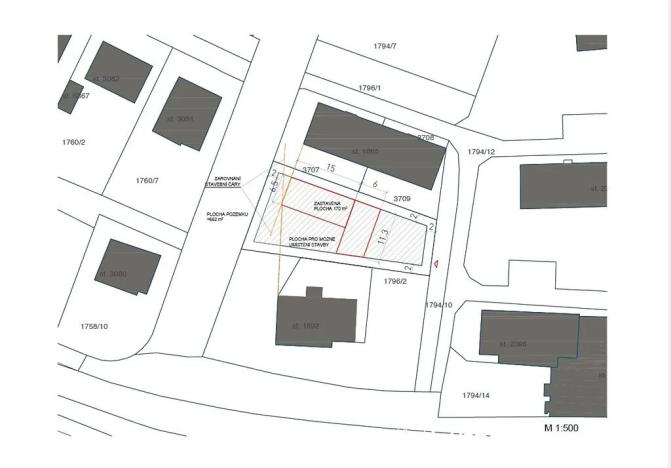 Prodej pozemku pro bydlení, Havlíčkův Brod, Žižkova, 617 m2