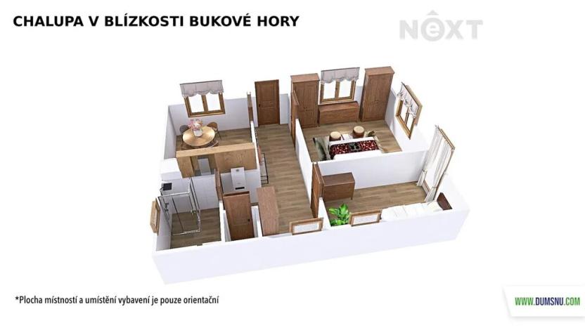 Prodej chalupy, Písařov, 55 m2