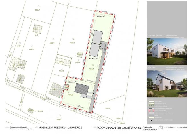 Prodej pozemku pro bydlení, Litoměřice, Na Vinici, 2650 m2