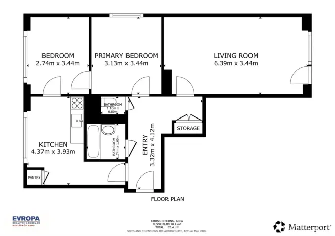 Prodej bytu 3+1, Havlíčkův Brod, Pražská, 69 m2