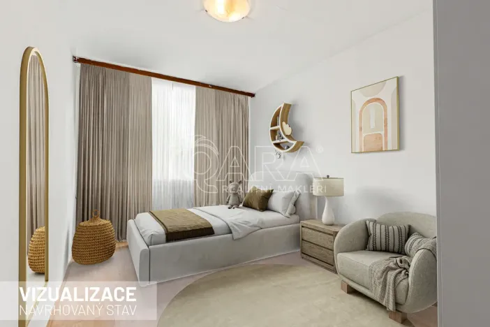 Prodej bytu 4+1, Praha - Chodov, Hněvkovského, 82 m2