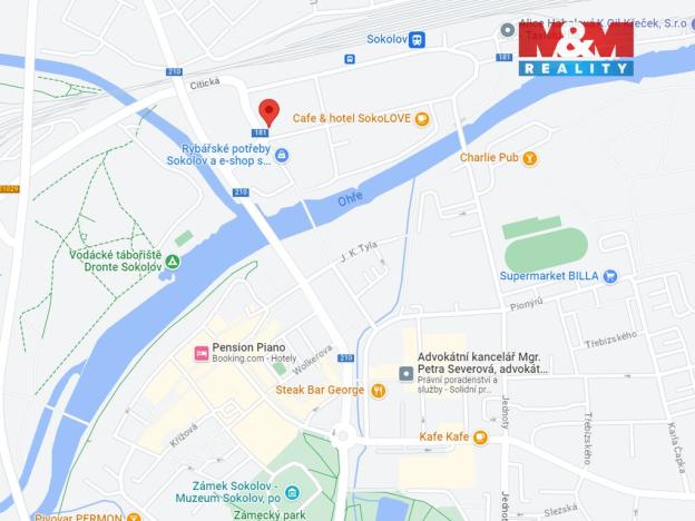 Pronájem bytu 2+1, Sokolov, Nádražní, 48 m2