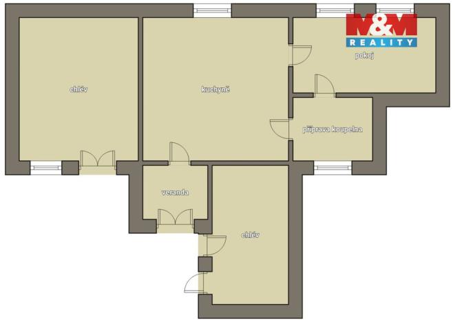 Prodej rodinného domu, Košetice, 5. května, 56 m2