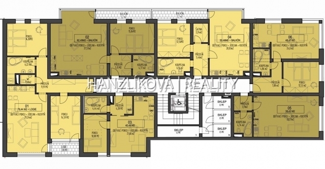 Pronájem bytu 3+kk, České Budějovice - České Budějovice 3, B. Smetany, 86 m2