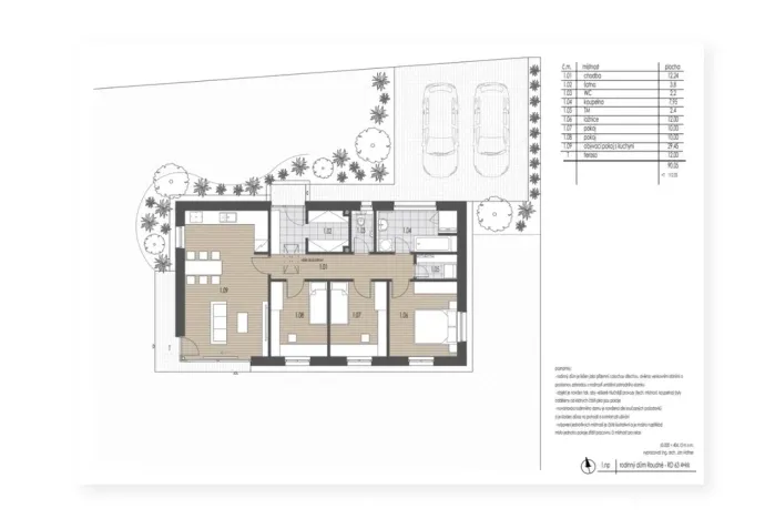 Prodej rodinného domu, Roudné, Žitná, 91 m2