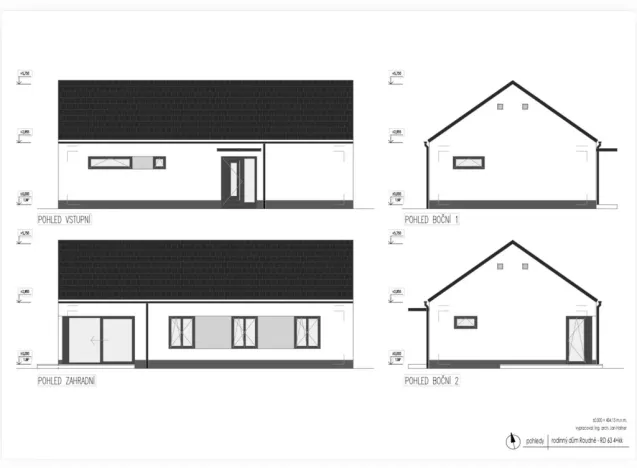 Prodej rodinného domu, Roudné, Žitná, 91 m2