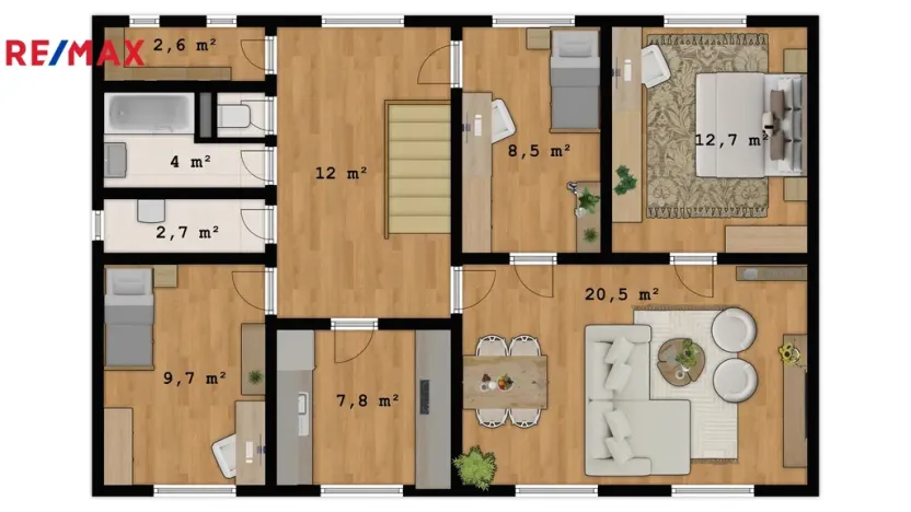 Prodej bytu 4+1, Rudník, 89 m2