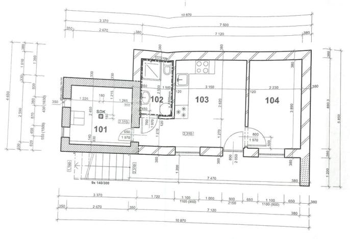 Prodej chaty, Ústí nad Labem - Vaňov, 75 m2