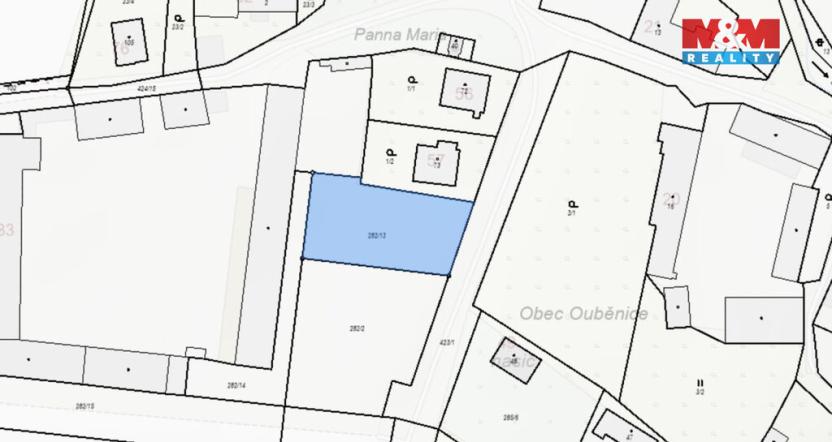 Prodej pozemku pro bydlení, Ouběnice, 1026 m2