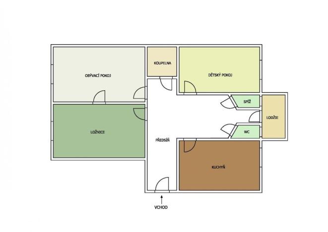 Prodej bytu 3+1, Pardubice - Zelené Předměstí, náměstí Čs. legií, 107 m2