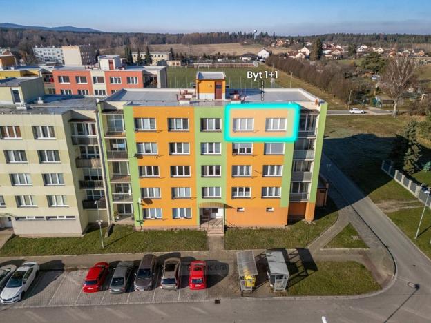 Prodej bytu 1+1, České Velenice, Sídliště na Sadech, 43 m2