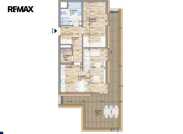 Prodej bytu 2+kk, Zlín, Smetanova, 56 m2