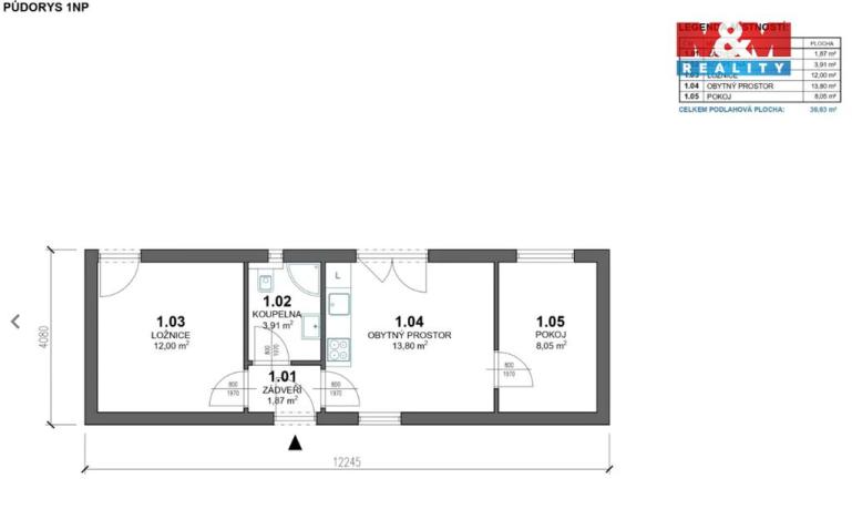 Prodej rodinného domu, Plasy - Nebřeziny, 40 m2