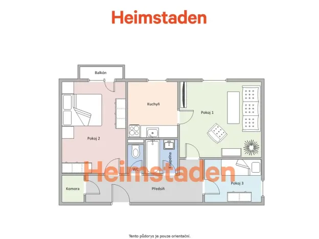Pronájem bytu 3+1, Frýdek-Místek - Místek, Československé armády, 71 m2