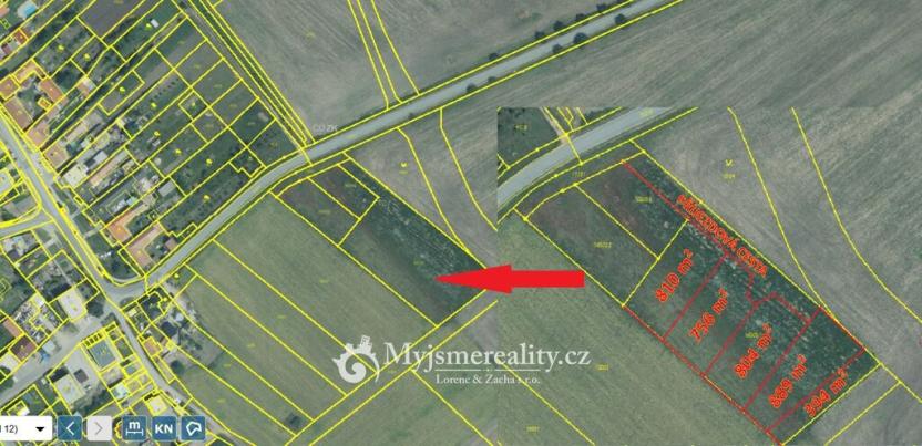 Prodej pozemku pro bydlení, Olbramovice, 4447 m2