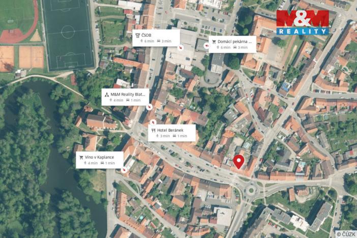 Pronájem restaurace, Blatná, náměstí Míru, 300 m2