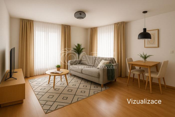 Pronájem bytu 2+kk, Roztoky, Václava Havla, 50 m2