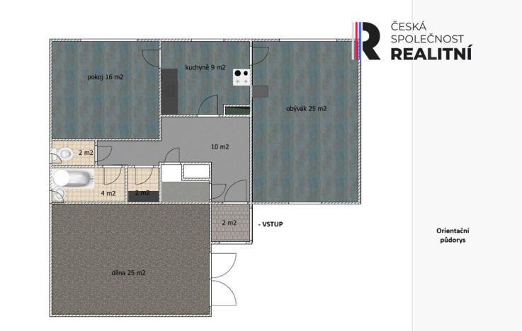 Prodej rodinného domu, Očihov - Očihovec, 70 m2