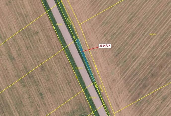 Dražba pozemku, Březník, 86 m2