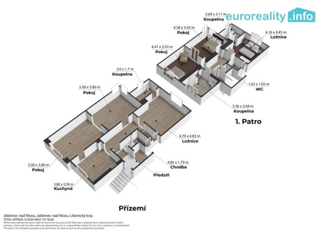 Prodej rodinného domu, Jablonec nad Nisou, Podskalí, 200 m2
