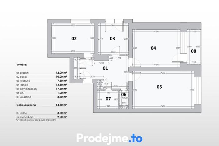 Prodej bytu 3+1, Brno - Staré Brno, Bezručova, 65 m2