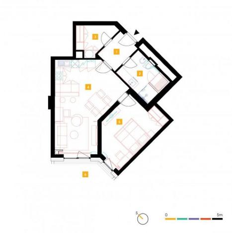 Pronájem bytu 2+kk, Praha - Stodůlky, Mukařovského, 65 m2