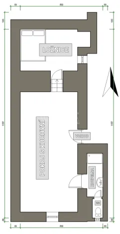 Prodej bytu 2+kk, Říčany, Rooseveltova, 39 m2