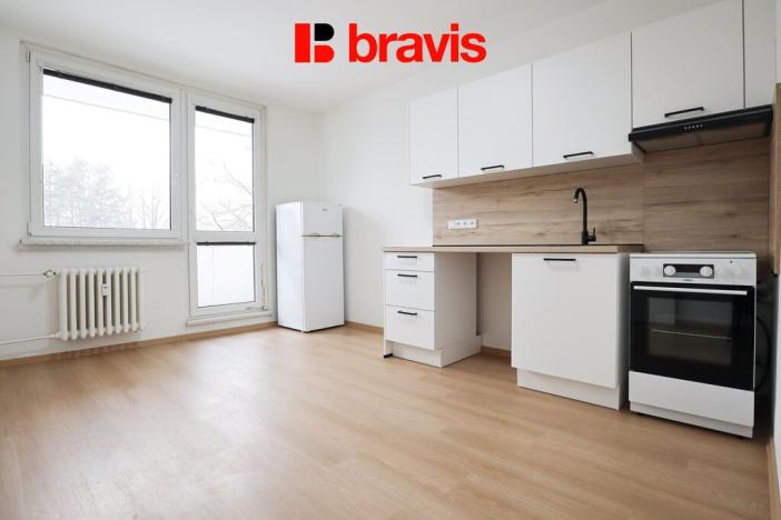 Pronájem bytu 2+kk, Brno - Žabovřesky, Voroněžská, 42 m2