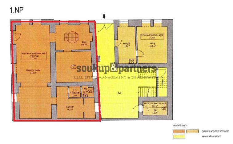 Pronájem obchodního prostoru, Praha - Smíchov, Radlická, 171 m2