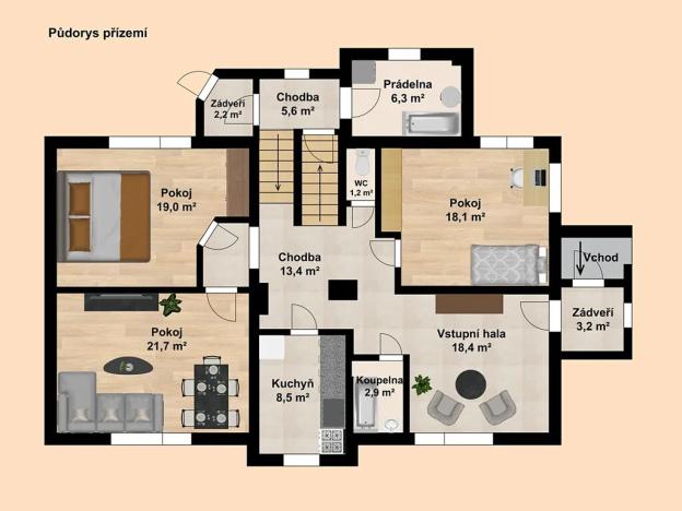 Prodej rodinného domu, Raspenava, Fučíkova, 243 m2