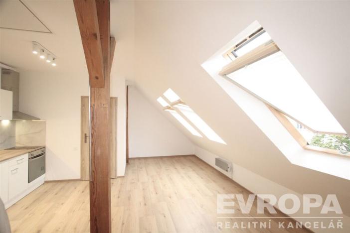 Pronájem bytu 1+kk, Praha - Žižkov, Biskupcova, 33 m2