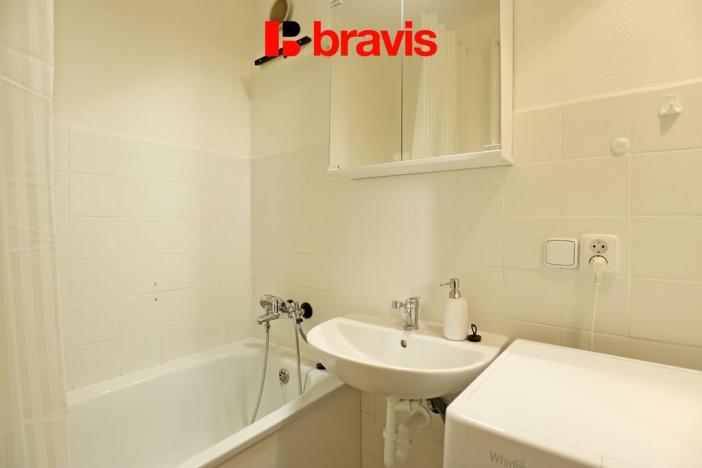 Pronájem bytu 1+kk, Brno - Nový Lískovec, Oblá, 33 m2