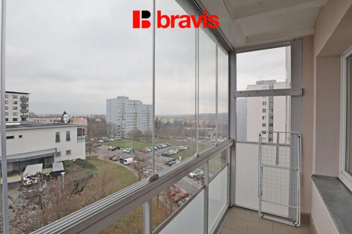 Pronájem bytu 1+kk, Brno - Nový Lískovec, Oblá, 33 m2