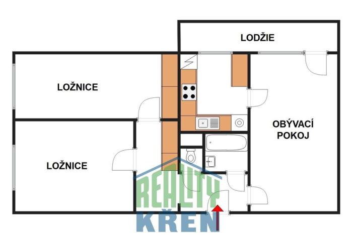Prodej bytu 3+1, Praha - Dejvice, náměstí Bořislavka, 69 m2