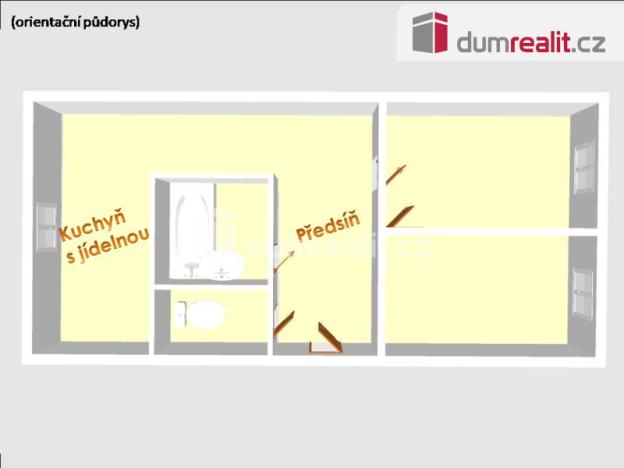 Pronájem bytu 2+1, Karlovy Vary, Přátelství, 56 m2