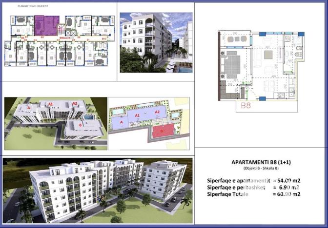Prodej bytu 2+kk, Golem, Albánie, 60 m2