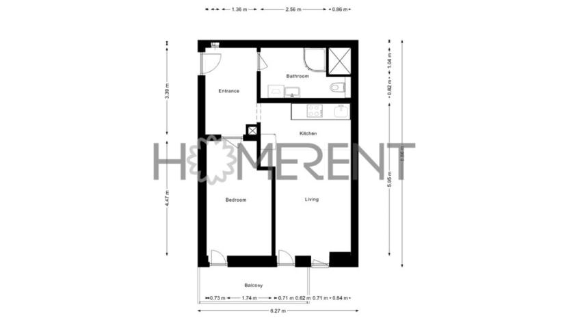 Prodej bytu 2+kk, Praha - Holešovice, Jankovcova, 43 m2