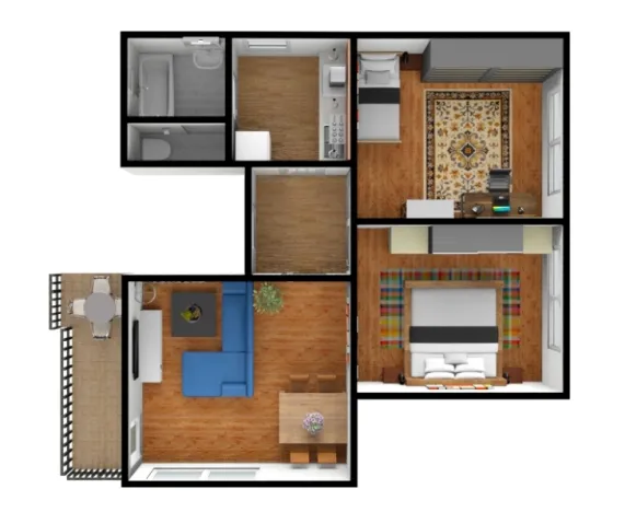 Pronájem bytu 3+1, Opatovice nad Labem, Hradecká, 70 m2