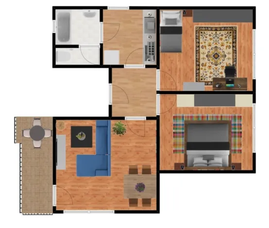 Pronájem bytu 3+1, Opatovice nad Labem, Hradecká, 70 m2