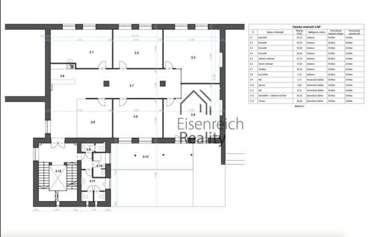 Pronájem kanceláře, Hradec Králové - Nový Hradec Králové, Na Brně, 250 m2