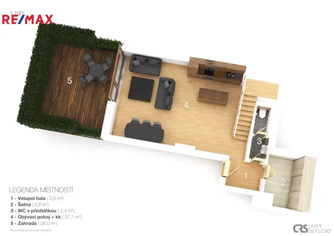 Pronájem bytu 3+kk, Praha - Karlín, Rohanské nábřeží, 117 m2