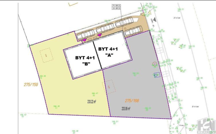 Prodej pozemku, Choťánky, Na Ohradě, 655 m2