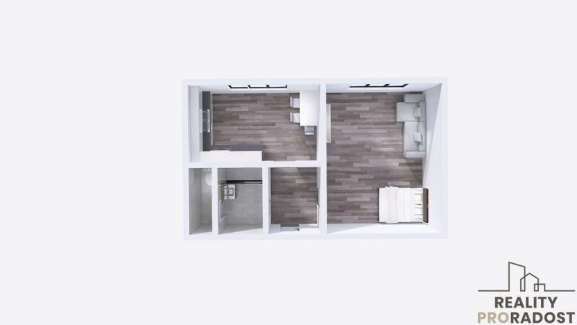 Pronájem bytu 1+1, Karviná, Slovenská, 36 m2