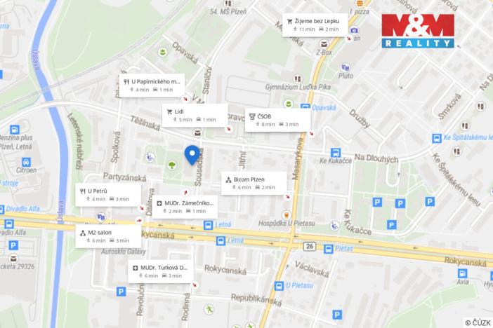 Pronájem skladu, Plzeň - Lobzy, Sousedská, 9 m2