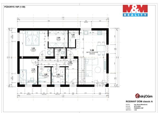 Prodej rodinného domu, Třemošná - Záluží, 80 m2